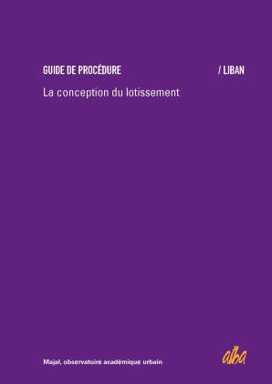 la conception du lotissement - cover